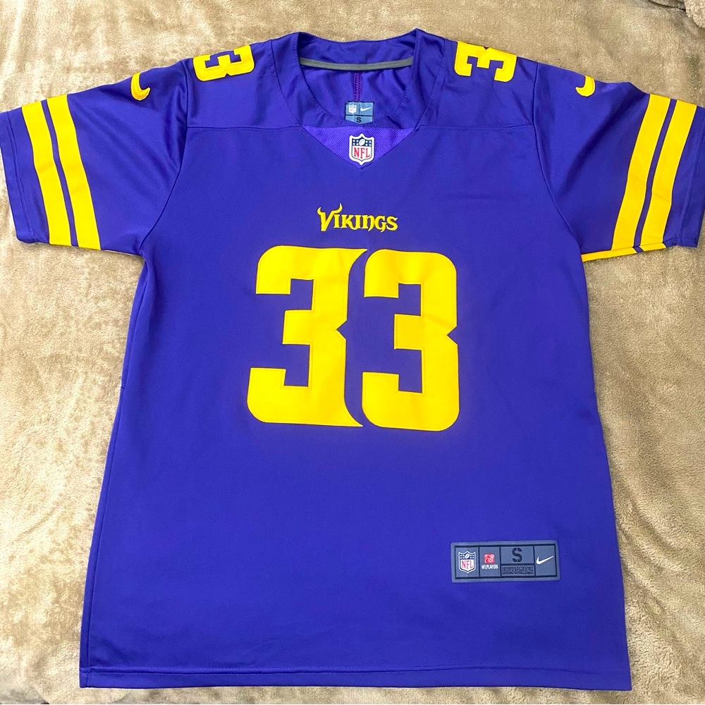 Mens Small Dalvin Cook Minnesota Vikings Nike Stitched #33 Jersey